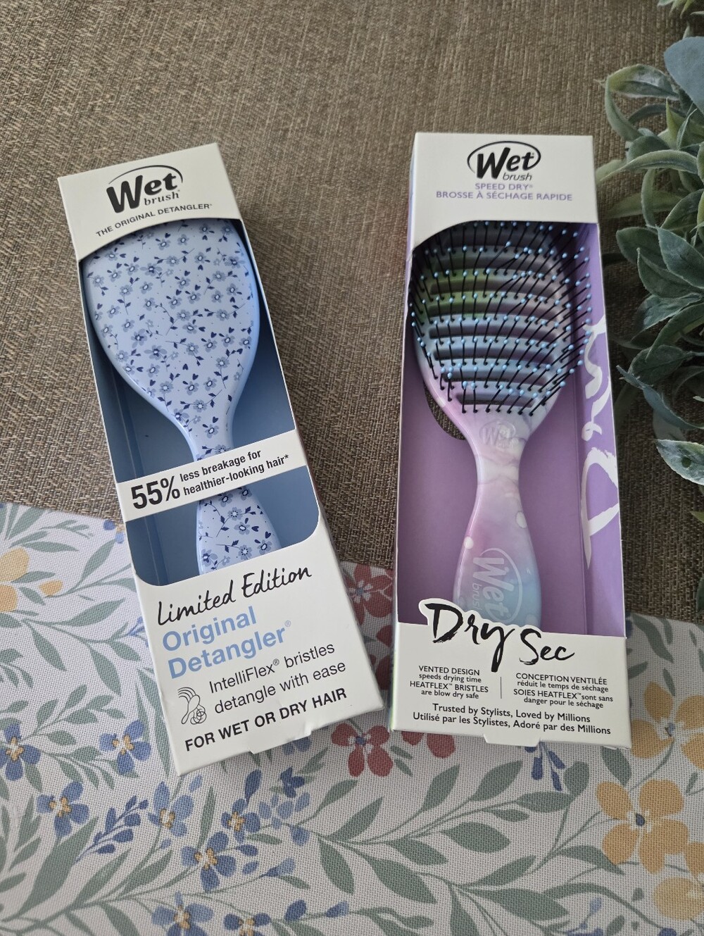 Wet Brush Limited Edition Detangler Set — Pink & Light Blue